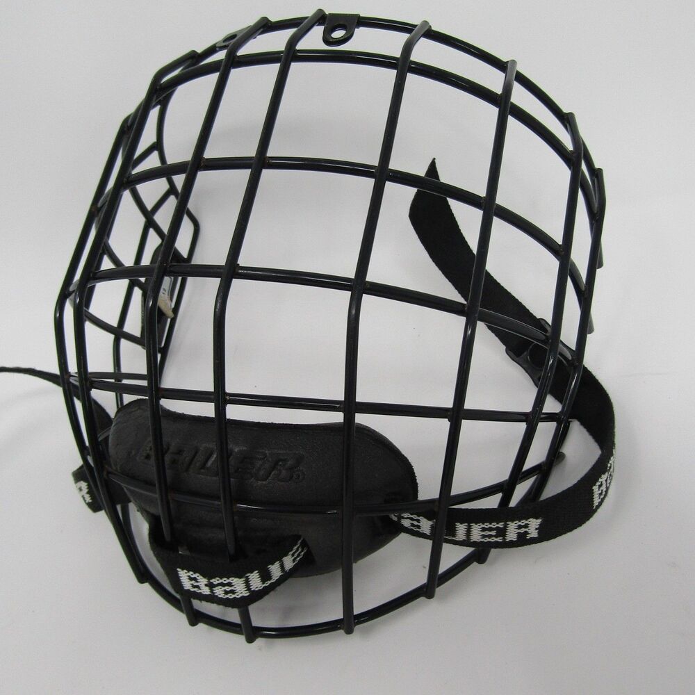 Bauer FM2000 L Large Black Hockey Helmet Face Mask Cage CSA CE ASTM Certified